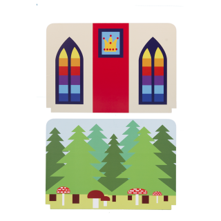 Puppet theatre for 20 cm puppets