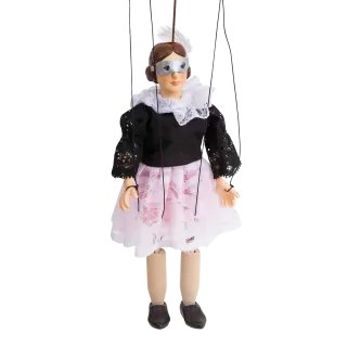 Kolombine Marionette